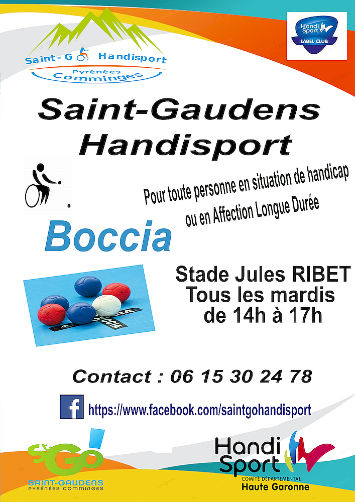 SaintGo Handisport - venez découvrir le Boccia